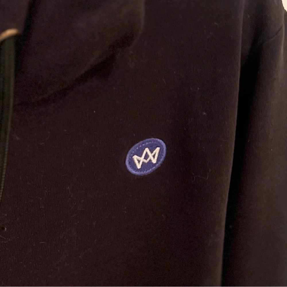 3/$19 Kronstadt Lars black Recycled cotton hoodie sweatshirt